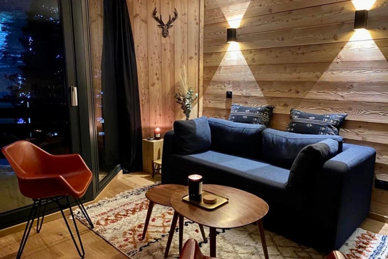 Serre-Chevalierstudio Terrace Next To Ski Slopes Saint Chaffrey Bagian luar foto